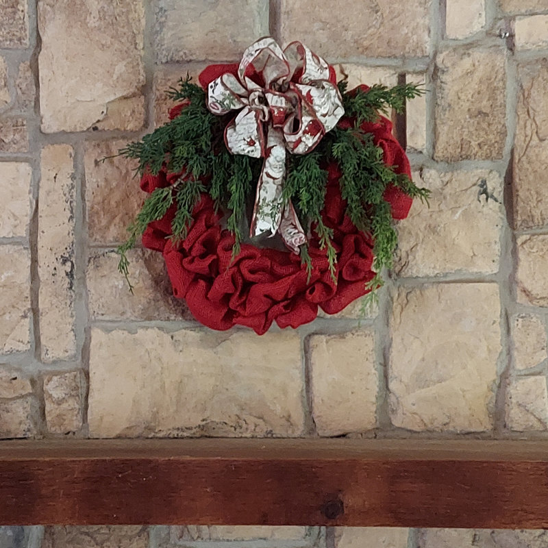 Couronne en toile de jute 18 po