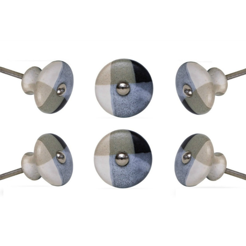 Carolyn Oversized 1.6" Diameter Mushroom Knob Multipack