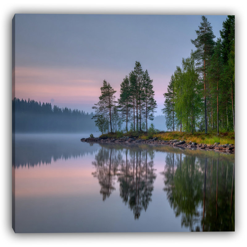 Impression sur toile tendue - Horizon brumeux