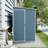 4X8ft Outdoor Storage Shed With Floor Resin Shed With Two-Window, Waterproof ,Lockable Doors For Patio,Yard,Lawn --Gray-123951031-123951035