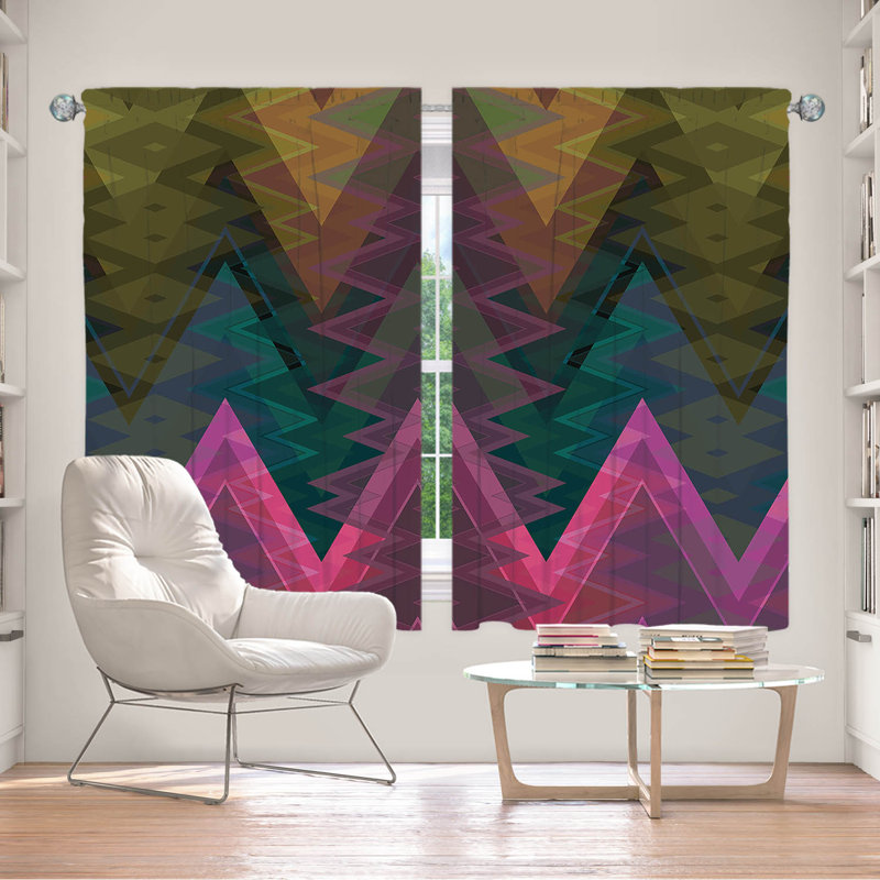 Room Darkening Curtain Pair, 56" W x 78" L