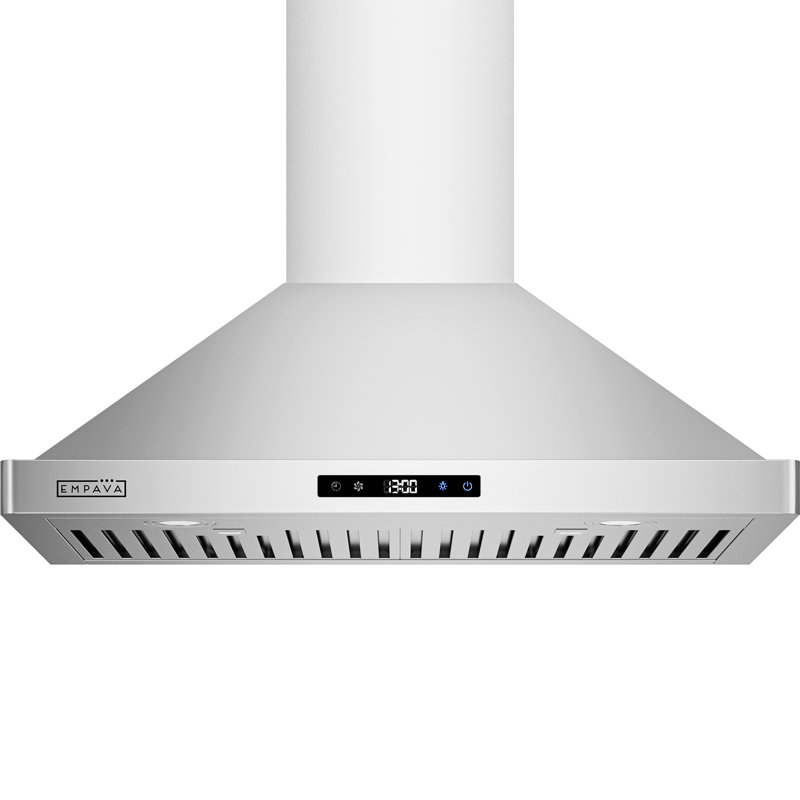 Empava 30" Stainless Steel 400 CFM Ducted (Vented) Wall Range Hood with Baffle Filter