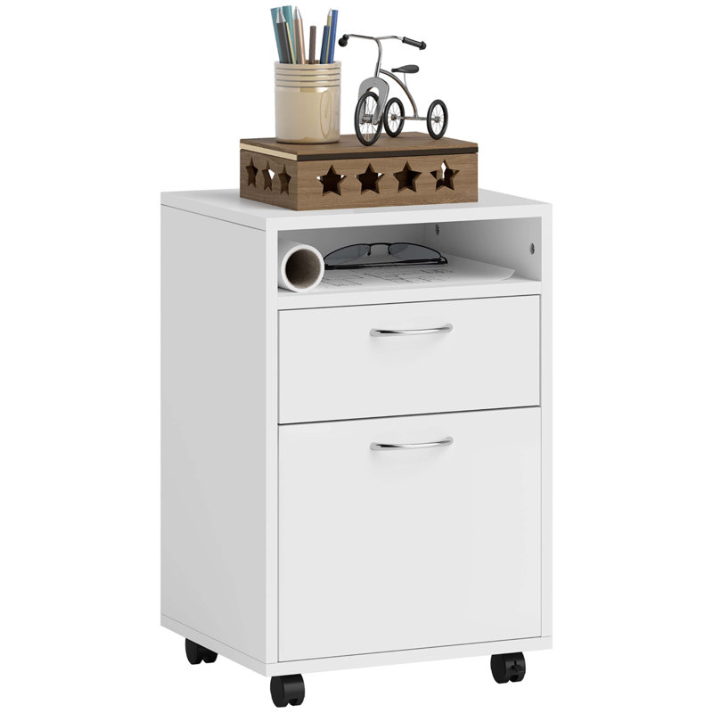 Organisateur de rangement mobile, Blanc
