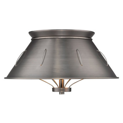 Didomenico Steel Flush Mount