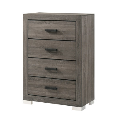 Commode 5 tiroirs pour chambre Gabil
