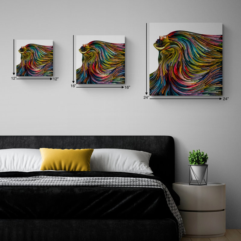 «Colorful Life - Fine Art, estampe numérique sur toile tendue avec châssis, H 24 po x l 24 po