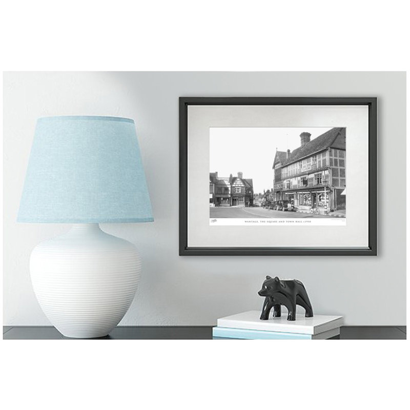 Wantage, The Square And Town Hall C1950 by Francis Frith - Single Picture Frame Print, 28cm H x 36cm W x 2.3cm D