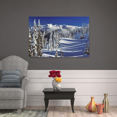 Winter Snow Scene Steeple Rock Olympic National Park Washington Usa Peaceful Serene Abstract Pine Tree Fir Forest Landscape Wall Art