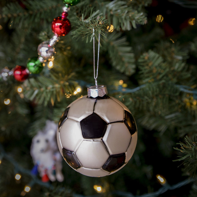 Ornement ballon de soccer pour enfants