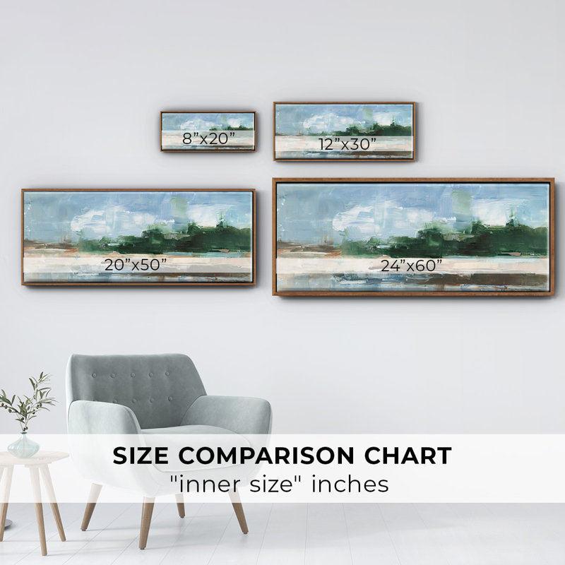 Tropical Shore I- Framed Canvas