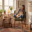 20.1" Extra Wide Upholstered Dining Chair, Side Chair with High Wingback, Armless Vanity Chair With Solid Wood Legs For Dining Living Room Vanity Office, Beige, Set of 2-1061576147-1061815308