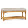 Banc de rangement en osier Summer Retreat