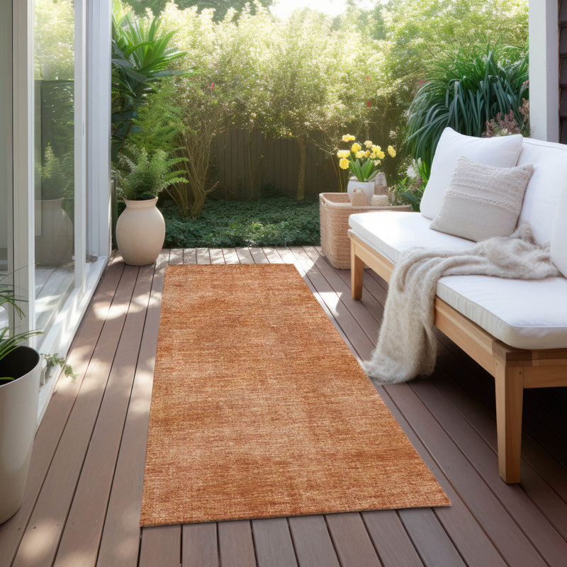 Machine Washable Indoor/Outdoor Chayden ACN1018, Runner 2'3" x 7'6"