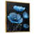 Toile avec cadre flottant or