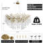 Lustre en cristal 14 lumières Modern-1047968061-1047968056