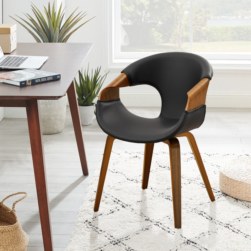 Janaan 54Cm Wide Armchair, Black , Brown