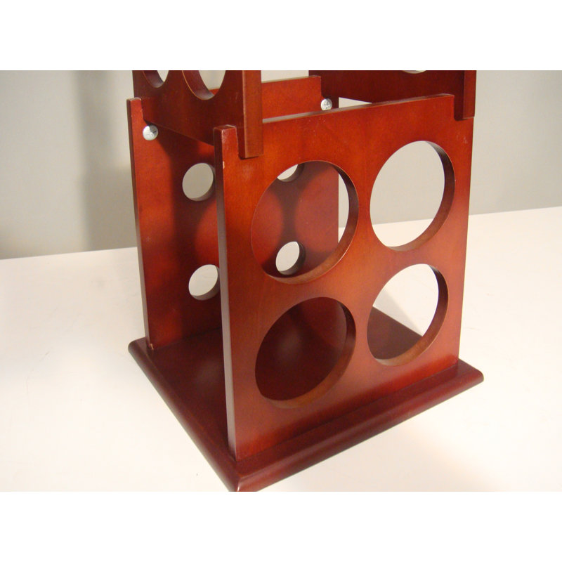 Fuji Tabletop Wine Bottle Rack in Mahogany