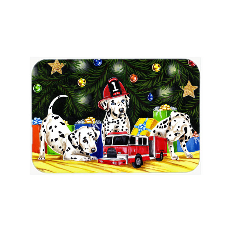 Caroline's Treasures Dalmatian Glass Cutting Board