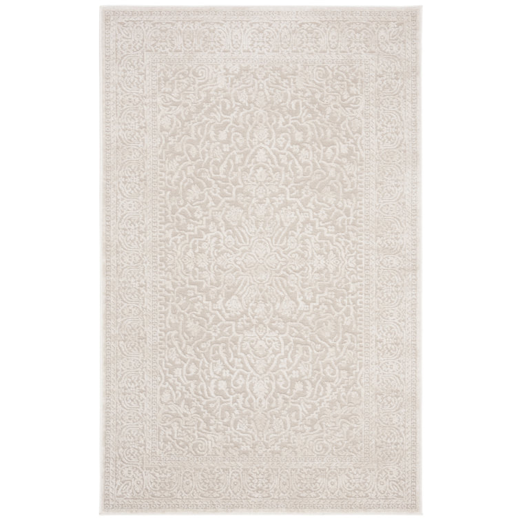 Reflection Traditional Area Rug In Creme / Ivory