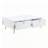 Gaines White High Gloss Finish Coffee Table
