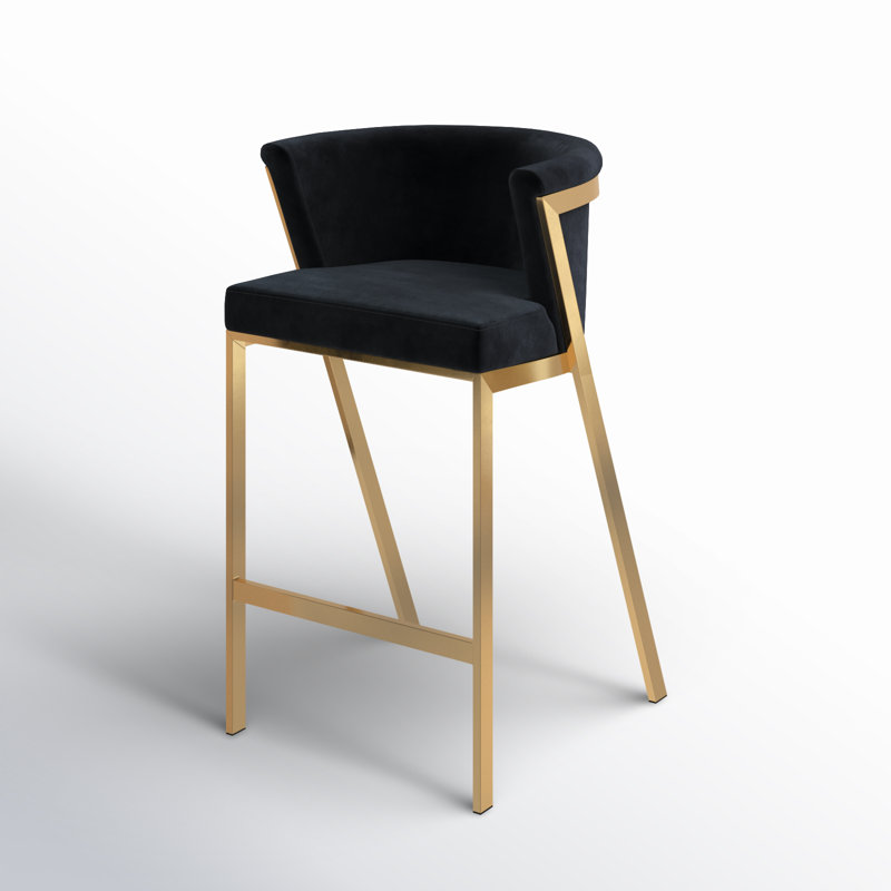 Tabouret de bar 26,5 po Berenice, Noir