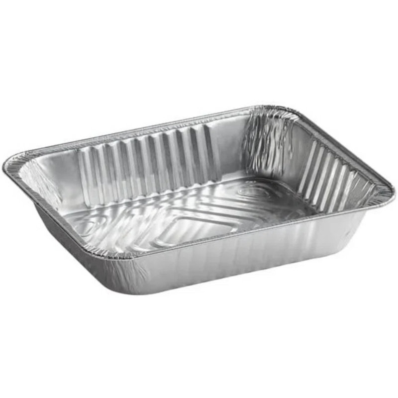 Disposable 9x13 Half Size Deep Aluminum Pans, Regular Weight