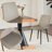 Leather Dining Chairs, Mid Century Modern Faux Leather Kitchen Chairs-1077669300-1077669304