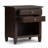 Carlton 24 Inch Solid Wood Transitional Bedside Table In Tobacco Brown (Set Of 2)-1664399156