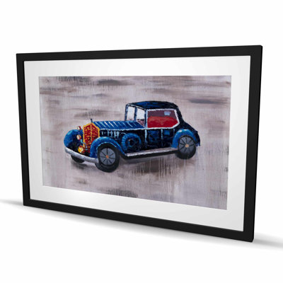 Toy Car - Transportation Framed Matted Print Home Decor