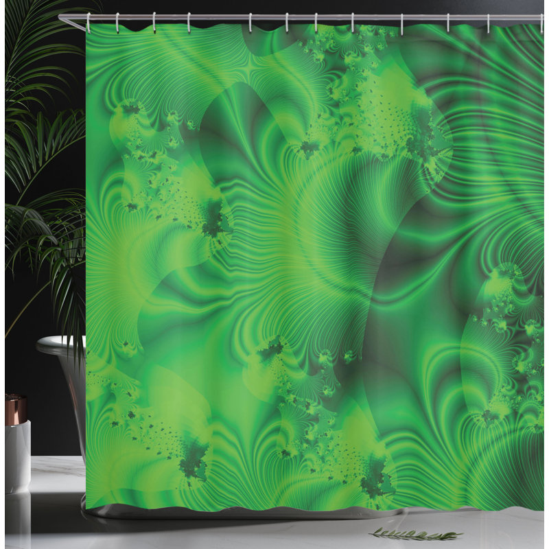 Shower Curtain with Hooks Included