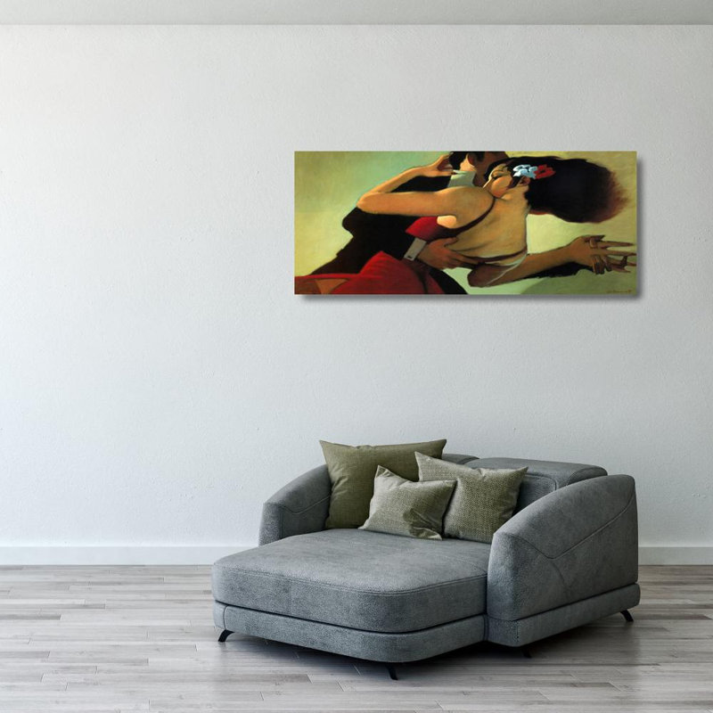 Danseurs de tango, H 17 po x l 40 po