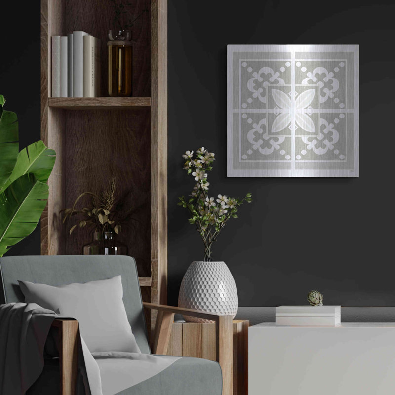 «Farmhouse Square III» par Heidi Kuntz, H 24 po x l 24 po