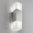 Modern Outdoor Wall Light, Silver