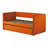 Orange Fabric Upholstered 1Pc Day Bed With Pull-Out Trundle Nailhead Trim Wood Frame Furniture-288722826