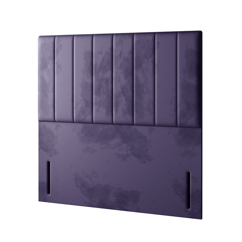Hedley Upholstered Velvet Headboard, Single (3'), Mallard Green