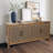 Wood Four Door Credenza