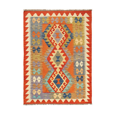 Hand Knotted Wool Moroccan Rug