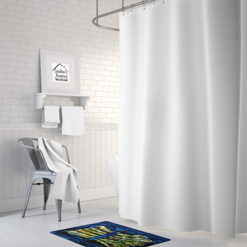Tapis pour salle de bain en mousse à mémoire de forme asperagus