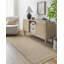 Ailn Boho Jute-Look Beige Area Rug-567013889