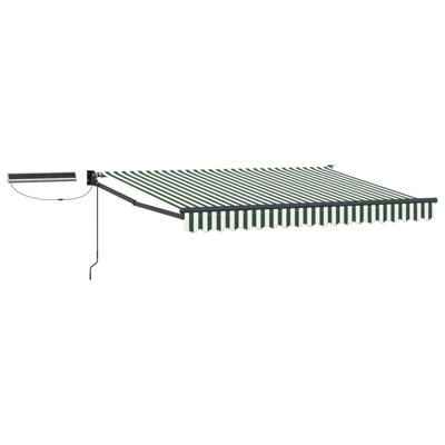 VidaXL Polyester Cover Retractable Patio Awning