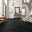 Basalta Black 24 in. x 48 in Matte Textured Porcelain Slate Look Floor and Wall Tile