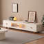 Meuble télé crème en bois manufacturé-623475190