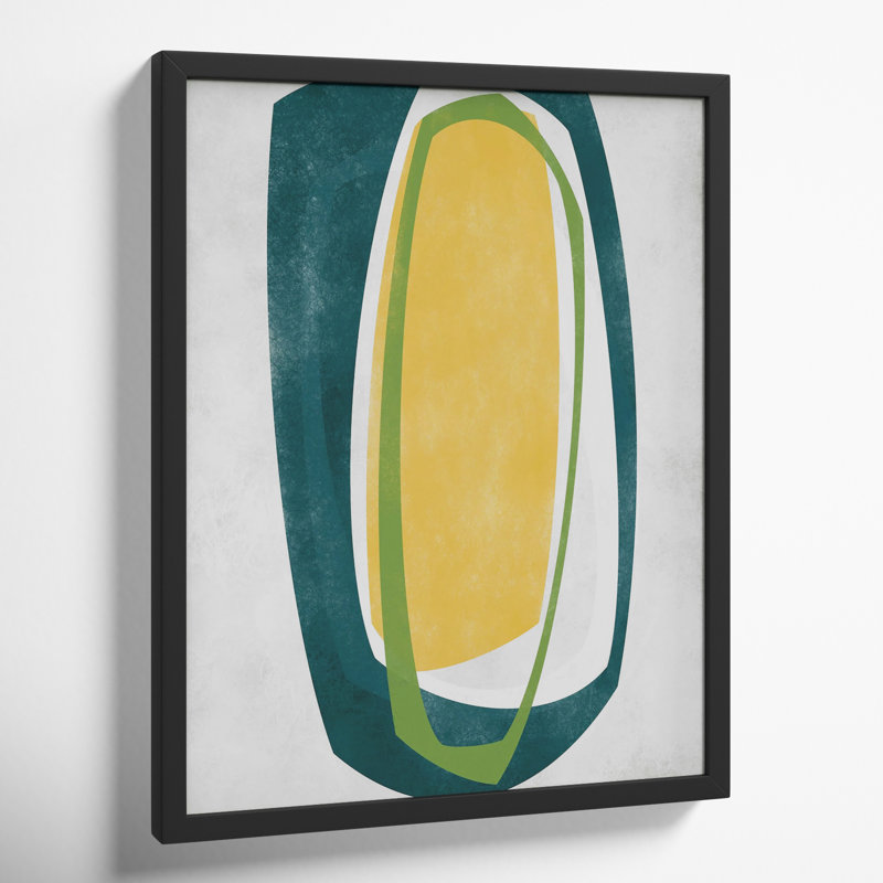 Orbit 11 by Jacques Pilon, Black Framed, 20" H x 16" W