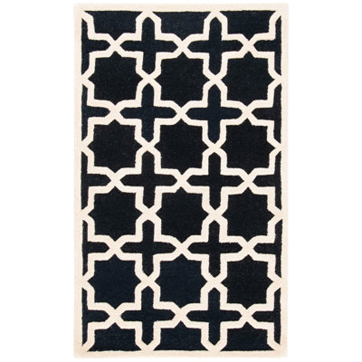 Igna Hand Tufted Wool Geometric Rug