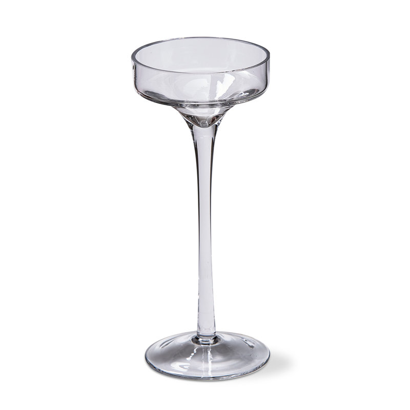 Glass Tabletop Pillar, 8.3" H x 3.5" W x 3.5" D