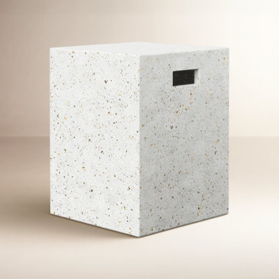 Kareen Concrete Accent Stool
