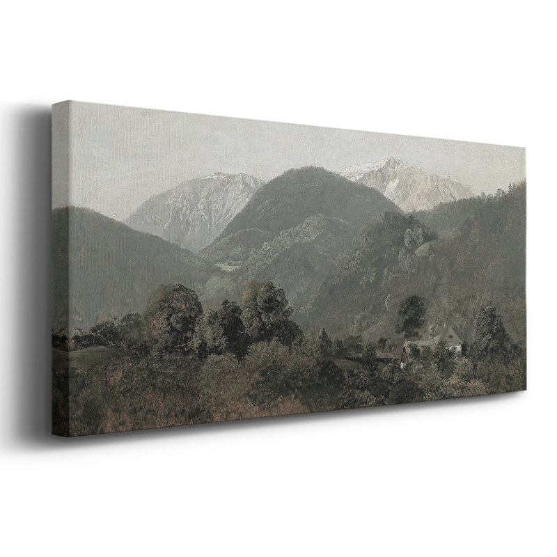 Série paysage - DLXIX - Toile tendue avec châssis - Prêt à accrocher, H 20 po x l 50 po