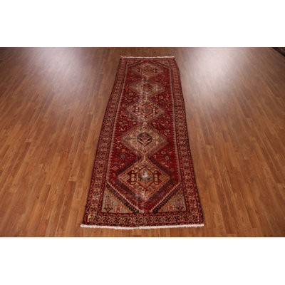 Tribal Geometric Traditional Runner Rug 4x10
