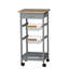 Mathie Solid Wood Bar Cart-476520831
