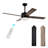 Avamaria 52'' Ceiling Fan with LED Lights-681311389